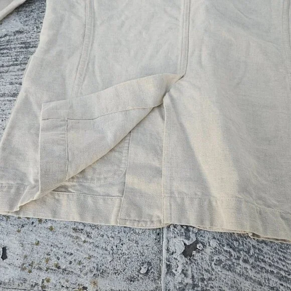 Liz Sport Petite Women Blazer Coat Jacket Linen Blend Size M Petite - Picture 8 of 12